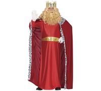 Costume re magio rosso uomo Gaspare presepe vivente taglia L