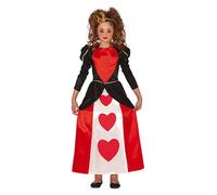 COSTUME REGINA DI CUORI 5-12 ANNI