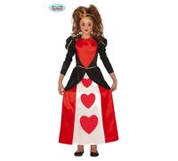 COSTUME REGINA DI CUORI 5-12 ANNI