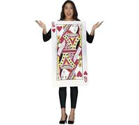 Costume da Carta Regina di Cuori Donna Unica