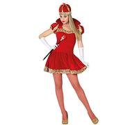 Costume regina di cuori donna taglia XL vestito rosso Alice nel paese meravigli