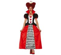 Costume regina di cuori sovrana cattiva donna