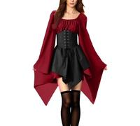 Costume Regina Medievale Donna Vestito Vittoriano Halloween Vestiti Medievale Cosplay Curvy Costume Da Palazzo Gotico Abito Feste Lungo Costumi Rinascimentale Popolana Principessa Taglie Forti