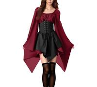 Costume Regina Medievale Donna Vestito Vittoriano Halloween Vestiti Medievale Cosplay Curvy Costume Da Palazzo Gotico Abito Feste Lungo Costumi Rinascimentale Popolana Principessa Taglie Forti