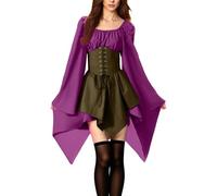 Costume Regina Medievale Donna Vestito Vittoriano Halloween Vestiti Medievale Cosplay Curvy Costume Da Palazzo Gotico Abito Feste Lungo Costumi Rinascimentale Popolana Principessa Taglie Forti