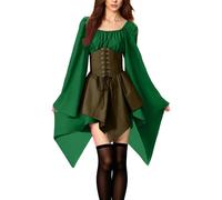 Costume Regina Medievale Donna Vestito Vittoriano Halloween Vestiti Medievale Cosplay Curvy Costume Da Palazzo Gotico Abito Feste Lungo Costumi Rinascimentale Popolana Principessa Taglie Forti
