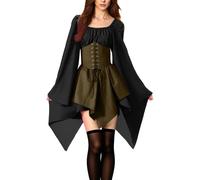 Costume Regina Medievale Donna Vestito Vittoriano Halloween Vestiti Medievale Cosplay Curvy Costume Da Palazzo Gotico Abito Feste Lungo Costumi Rinascimentale Popolana Principessa Taglie Forti