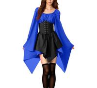 Costume Regina Medievale Donna Vestito Vittoriano Halloween Vestiti Medievale Cosplay Curvy Costume Da Palazzo Gotico Abito Feste Lungo Costumi Rinascimentale Popolana Principessa Taglie Forti