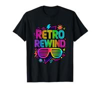 Costume retrò Rewind Anni '80 Maglietta