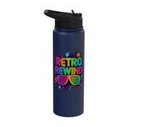Costume retrò Rewind anni '80 Stainless Steel Insulated Water Bottle
