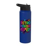 Costume retrò Rewind anni '80 Stainless Steel Insulated Water Bottle