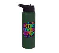 Costume retrò Rewind anni '80 Stainless Steel Insulated Water Bottle