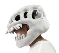 Costume Scheletro Dinosauro Realistico | Accessorio per Cosplay Teschio a Tema Dinosauro con Effetto Sonoro | Abbigliamento Per Feste Cosplay Ruoli Performance Palcoscenico Carnevale Trucco Role Play