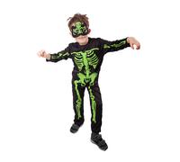 costume scheletro neon per bambini - taglia M
