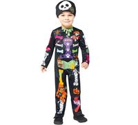 Costume scheletro Paw Patrol licenza ufficiale Nickelodeon Halloween
