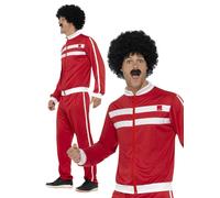 Costume Scouser Anni '80 Tuta Shell Suit Per Adulti Abbigliamento Da Festa
