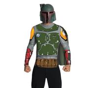 Costume Set Di Boba Fett Con Maglietta E Maschera Per Bambini Taglia Media 8-10