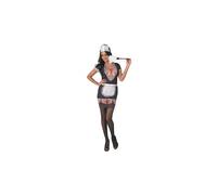 costume sexy da cameriera da donna nero taglia S