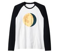 Costume Simbolo Luna Calante Gibbous Maglia con Maniche Raglan