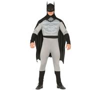 COSTUME SIMILE A BATMAN CARNEVALE VESTITO GUIRCA ADULTO SUPEREROE UOMO