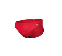 Arena Costume da bagno Santamarias R Slip Uomo MaxFit Eco UV50+ Rosso-Bianco 48