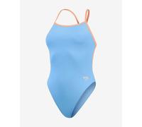 Costume Speedo Solid VBack azzurro arancio donna - 38