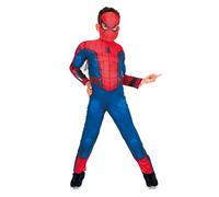 Costume Spider-Man Deluxe per Bambini - Taglia S - 3/4 anni