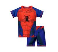 Costume Spiderman Bambino Mare | Set Spider Man Bambino | Costume da Bagno Spiderman Ragazzo | Prodotto Spider-Man con Licenza Ufficiale | 5-6 Anni