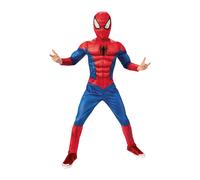Costume Spiderman Black Line - Taglia M - 5/6 Anni