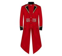 Costume Steampunk Uomo Cappotto Gotico Di Media Lunghezza Retrò | Coda-De-Pie Halloween Vittoriano Per Uomo Per Rinascimento Roccia Notturna Notte Notte Nozze Prestazioni Sceniche
