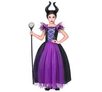 COSTUME STREGA "MALEFICA" BAMBINA 2/3 ANNI