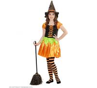 COSTUME STREGA ZUCCA CON PAILLETTES TAGLIA 4/5 ANNI