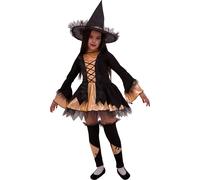 COSTUME STREGHELLA STREGA BAMBINA 3/4 ANNI