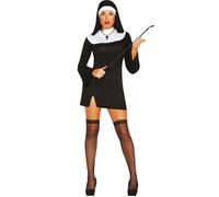 Costume suora sexy vestito Carnevale Halloween abito per adulti Donna S,M,L