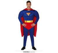 COSTUME SUPER EROE SUPERMAN ADULTO TG.L