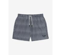 Costume Superdry Printed Swim 15 Inch blu navy bianco - M