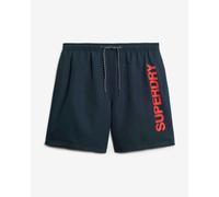 Costume Superdry Sport Graphic 17 Inch blu navy rosso - S