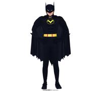 COSTUME SUPEREROE NERO BATMAN BAMBINO TG. 14-16 ANNI