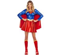 Costume Supergirl per Donna (Ufficiale Warner Bros) Funidelia