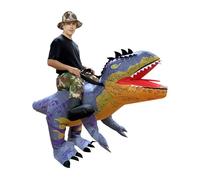 Costume T Rex - Costume da dinosauro gonfiabile, da adulto, per dinosauro, per intrattenitore, gonfiabile, degrado, colore: Purple