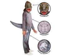 Costume T-Rex Dino Rubies Multi Poliestere Età 5-10 + Maschera MPN 1003138