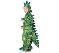 Dress Up America Costume T-Rex per bambini - Costume dinosauro per ragazzi e ragazze - tuta di Dino verde