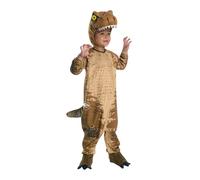 Rubies-T-Rex Costume prescolare per bambini taglia 2T da 18 a 24 mesi, tutina con accessorio coda e testa. Ufficiale universale per occasioni di Natale, Carnevale, Compleanni, Feste e Halloween.