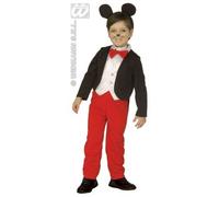 COSTUME TOPINO MICKEY MOUSE BAMBINO 4/5 ANNI
