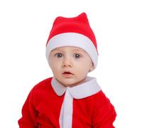 Costume Travestimento da Babbo Natale Rosso Bianco Baby Bambino 6 mesi - 3 Anni