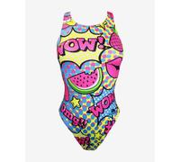 Costume Turbo Cool Comic spallina larga rosa giallo blu donna - S