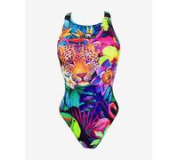Costume Turbo Cool Tiger spalline larghe multicolore donna - XXL