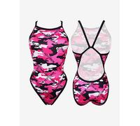 Costume Turbo Revolution Camo Letters rosa bianco nero donna - 5XL