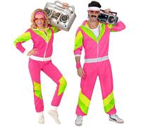 Costume Tuta Anni 80 Unisex per Feste a Tema, Taglia L, Adulto