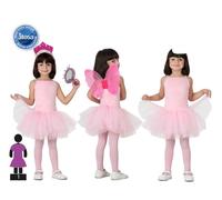 Costume Tutu per Ballerina Bambina rosa gonnellina10/12 anni ballo in tulle Atos
